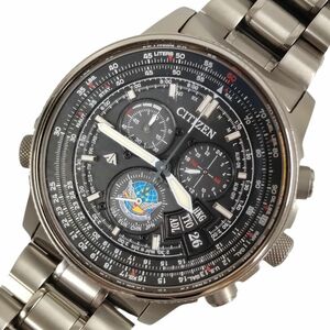 CITIZEN シチズン 電池切れ品 メンズ H610-T019382 プロマスター ブルーインパルス エコドライブ ソーラー電波 腕時計 正規品 / C189