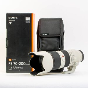 【新品同様】SONY ソニー FE 70-200mm F2.8 GM OSS SEL70200GM α Eマウント カメラ 望遠 ズーム レンズ オートフォーカス 箱付 #37235