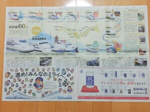 新幹線 開業60周年★朝日新聞記事 2024年10月1日