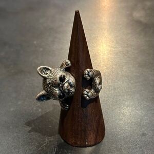 SILVER925 PUG MOTIF DESIGN RING/シルバー/リング