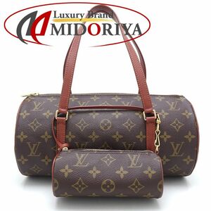 LOUIS VUITTON ルイヴィトン モノグラム パピヨン30 M51365 ハンドバッグ ブラウン/351491【中古】