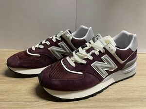 未使用 26cm D ニューバランス U574LGAA D バーガンディ new balance