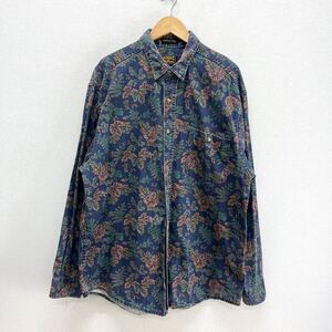 Eddie Bauer エディーバウアー 90s Elkhorn Twill 長袖シャツ 花柄 10122689