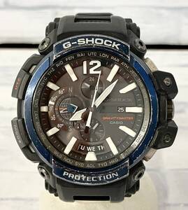 カシオ　G‐SHOCK GPW-2000-1A2JF 腕時計　メンズ　電波ソーラー　箱、説明書付き　8針　黒文字盤　デイデイト