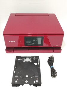 美品 TS8530 Canon PIXUS インクジェットプリンター 複合機 キャノン WiFi USB 無線LAN スマホプリント ハガキ レッド コピー スキャン