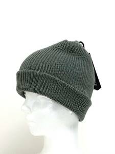 VOLCOM ボルコム D5832202AGV② ビーニー FullStoneBeanie シンプルなニット帽 ロゴ刺繍 Logo グリーン色系 ヴォルコム 新品 即決 送料無料