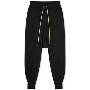 新品 正規 RICK OWENS DRKSHDW PRISONER DRAWSTRING PANTS BLACK [Mサイズ] /リックオウエンス/ダークシャドウ/プリズナー/ジョガーパンツ