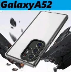 GalaxyA52 　黒枠　クリアケース　Galaxyケース