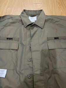 WTAPS ダブルタップス GUARDIAN JACKET ジャケット　02 M 美中古　201WVDT-JKM04　オリーブ　玉虫カラー