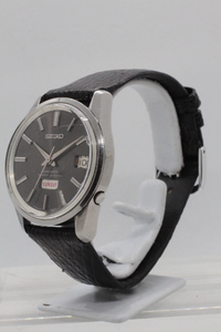 【SEIKO】SEIKOMATIC AUTOMATIC DIASHOCK 26 JEWELS 6206-8040 裏蓋イルカデザイン入り ダブルカレンダー JAPAN 中古時計 24.11.11