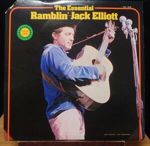 【CF020】RAMBLIN’ JACK ELLIOTT「The Essential」(2LP), 76 US Compilation　★フォーク