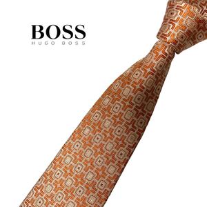 HUGO BOSS ネクタイ 小紋柄 パターン柄 ヒューゴ ボス USED 中古 m346