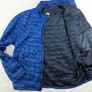 美品 XL◎THE NORTH FACE キルティングナイロンジャケット ブルー