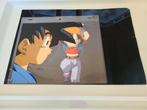 DRAGON BALL　セル画　孫悟空　パン　直筆背景画　部分動画付き　検　鳥山明　ドラゴンボール