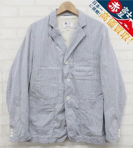 8T5834/Engineered Garments×MONOCLE シアサッカーストライプジャケット エンジニアードガーメンツ モノクロ