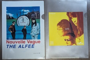 THE ALFEE クリアファイル　2枚セット Nouvelle Vague orb アルフィー