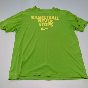 ☆NIKE　ナイキ　半袖Tシャツ　メンズ　XLサイズ　Dri-FIT　バスケットボール　バスケ　basketball 速乾　トレーニング　筋トレ　