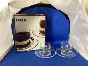 ○●○iittala finland PAULA イッタラ　パウラ　カップ＆ソーサー2客セット②(現状品)○●○