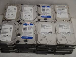 3.5インチ HDD 2TB 40個セット 動作品