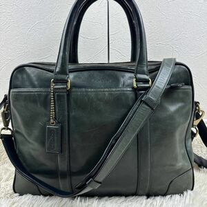 COACH コーチ ブリーフケース ビジネスバッグ レザー 70901 2WAY ショルダーバッグ