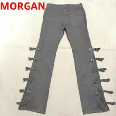 MORGAN サイドベルト付きボンテージ ブーツカットデニム Archive