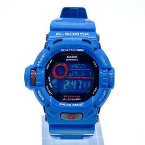 【激レア】 CASIO G-SHOCK　Gショック GW-9200BLJ-2JF ライズマン 電波 BLU ブルー 青 RISEMAN Men in Earth Blue