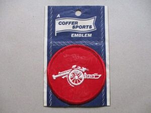 70s アーセナルArsenal Football Clubサッカー刺繍ワッペン/FCプレミアリーグSOCCERパッチFOOTBALL coffer sports emblem V182