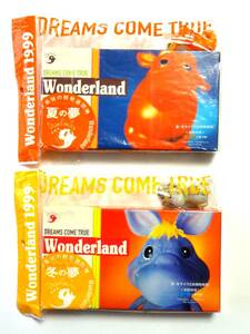 【VHS/ビデオテープ 2本】 ドリカム★WONDERLAND 1999 夏の夢/冬の夢★初回 特典 人形★ドリームズ・カム・トゥルー/DREAMS COME TRUE★