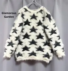 Glamorous Garden 星柄シャギーニット フェアリーグランジ Y2K