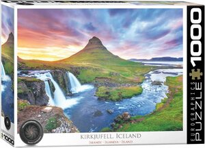 EU 6000-5642 1000ピース ジグソーパズル 米国輸入 アイスランド キルキュフェトル山 Iceland Kirkjufell Mountain