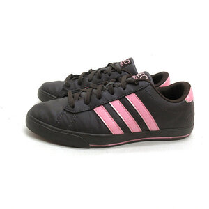 s■【24cm】アディダス/adidas X73937 SE Daily QT ローカットスニーカー■茶/LADIES/61【中古】