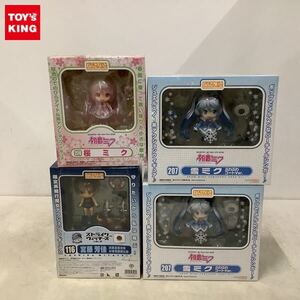 1円〜 未開封含 ねんどろいど 初音ミク 274 桜ミク 207 雪ミク ふわふわコート Ver. 他