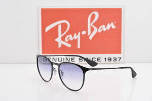 ★新品・正規輸入品！Ray-Ban レイバン RB3539 002/19 ERIKA METAL エリカメタル ブラック クリアーグラディエントライトブル★