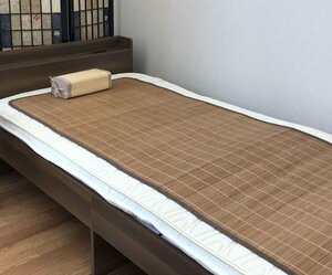 竹シーツ シングル 80×180 接触冷感 敷きパッド 冷却マット 竹 ラグマット 夏 暑さ対策 熱中症対策 ひんやり敷きパッド シート 節電