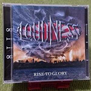 【名盤！】LOUDNESS RISE TO GLORY 8118 CDアルバム ラウドネス 高崎晃 ジャパニーズメタル No Limits Rain The Voice ベスト best 