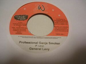 ★Reggae 45★GENERAL LEVY/PROFESSIONAL GANJA SMOKER