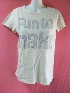 ＵＳＥＤ Funto make Ｔシャツ フリーサイズ ベージュ