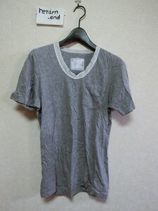 sacai Tシャツ 2 胸ポケット グレー #12-00273M サカイ