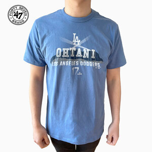 【Lサイズ】大谷翔平 Tシャツ ドジャーズ 47Brand 47 フォーティーセブン MLB ユニフォーム 野球ユニフォーム ロサンゼルス 2024 公式