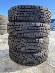 ★送料無料★ 155/65R14 2018年製 9分山 ヨコハマ iceGUARD iG60 4本/中古スタッドレスタイヤ(冬タイヤ)N-BOX N6715_C3