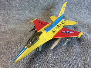 ArtCreativity ダイキャスト USAF F-16 ジェット プルバック機構付き ダイキャストメタルジェット機戦闘機 動作確認済