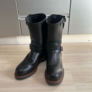 【美品 】レッドウィング REDWING エンジニアブーツ 7 1/2D 25.5㎝ ブラック