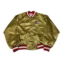 90s Chalk Line スタジャン 49ERS ゴールド USA XL表記