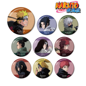 【新品/公式】NARUTO-ナルト- 疾風伝 描き下ろしイラスト 戦う背中ver. トレーディング缶バッジ(BOX) 公式グッズ colleize