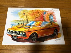 新品イラスト●三菱　コルト　ギャラン　GTO MR