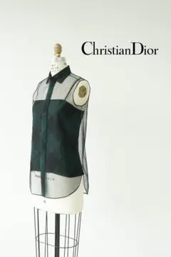 CHRISTIAN DIOR クリスチャン ディオール シースルーシャツ