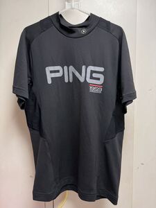 送料格安スピード発送！美品★PINGピン吸汗速乾Tシャツ★Lサイズゴルフ登山トレランマラソントレッキング