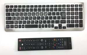 TOSHIBA ワイヤレスキーボード(U66G ) と リモコン(RRS9003-8001EC) セット ＆レシーバー無