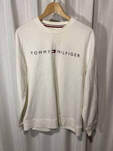 TOMMY HILFIGER トミーヒルフィガー　長袖 Tシャツ 白　L/G