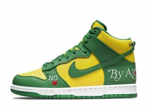 Supreme Nike SB Dunk High By Any Means "Brazil" 25.5cm DN3741-700